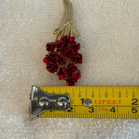 Vintage Avon David Mons 1997 Roses Bouquet Brooch Pin - Picture 5 of 14